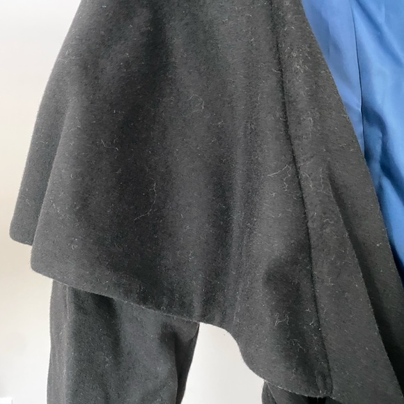 NWT T Tahari Black Cocoon Wrap Coat - XL - Picture 3 of 8